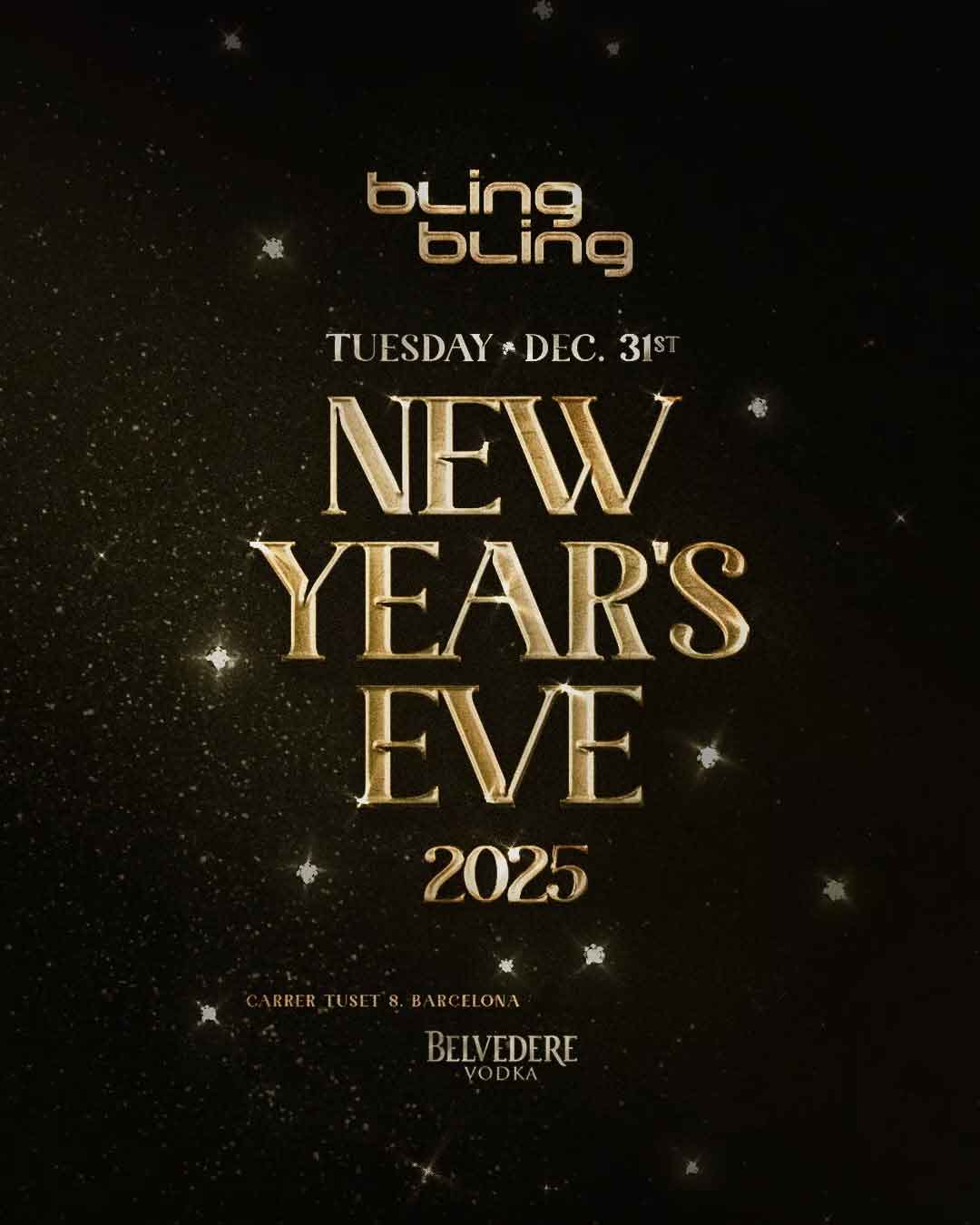 Bling Barcelona Silvester